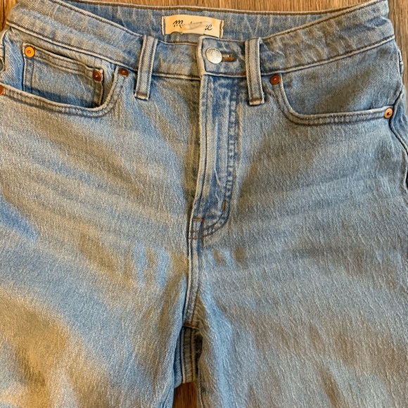 Madewell Light Blue Curvy Perfect Vintage Wide Leg Crop Size 27 Jeans - Picture 2 of 5